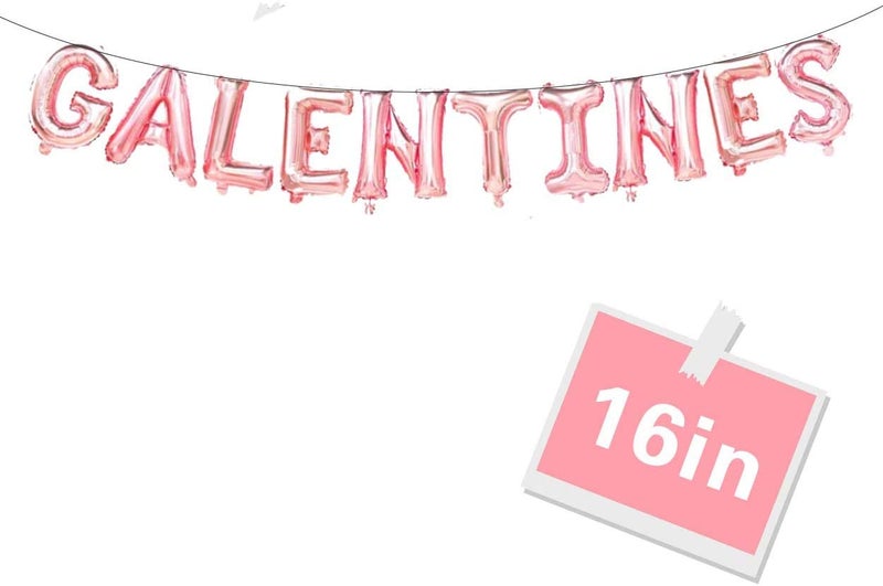 Party Galentines balloons, Valentine's Day Balloon Decorations, Galentine's Day Decor,Valentine's Day Balloon Banner, Valentine's Day Supplies, Galentine's Day Decorations - Image 1